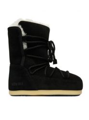 Moon Boot Śniegowce Mb Evx Boot 80D1470050 Czarny. Czarne śniegowce damskie Moon Boot, ze skóry, bez zapięcia. Za 1,129.00 zł.