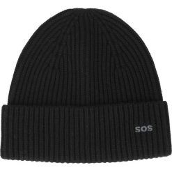 Wełniana czapka SOS Girdwood. Czarne czapki damskie SOS, na zimę, bez wzorów, z wełny, sportowe. Za 243.00 zł.