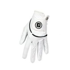 Rękawica do golfa damska Footjoy Weathersof dla praworęcznych. Rękawiczki damskie FOOTJOY, bez wzorów, z dzianiny. Za 59.99 zł.