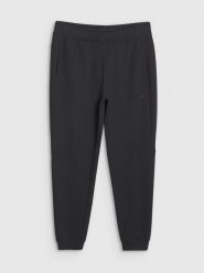 4F Spodnie dresowe joggery męskie - czarne XL. Czarne spodnie sportowe męskie 4F, l, bez wzorów, z bawełny. W wyprzedaży za 159.99 zł.