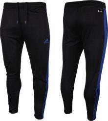 Adidas Spodnie męskie adidas Tiro Essential czarno-niebieskie HM7920 S. Czarne spodnie sportowe męskie Adidas, m, bez wzorów. Za 146.47 zł.