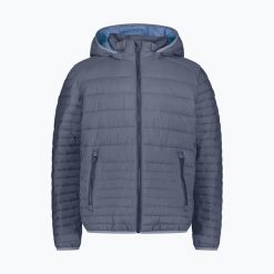 Kurtka puchowa męska CMP. Niebieskie kurtki męskie CMP, m, bez wzorów, z puchu, sportowe, bez kaptura. Za 329.99 zł.