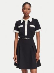 Guess Sukienka koktajlowa W6YK15 K4367 Czarny Regular Fit. Czarne sukienki damskie Guess, m, z aplikacjami, z syntetyku, wizytowe, bez kołnierzyka, bez ramiączek. Za 654.99 zł.