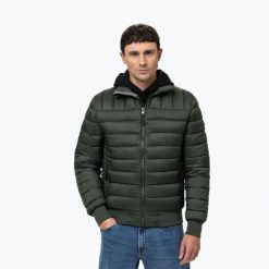 Kurtka męska Pitbull Granger 2 Padded. Zielone kurtki męskie PITBULL, m, bez wzorów, z nylonu, bez kaptura. Za 249.99 zł.