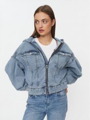 Noisy May Kurtka jeansowa Alviva 27028452 Niebieski Relaxed Fit. Niebieskie kurtki damskie Noisy May, xs, bez wzorów, z bawełny, bez kaptura. Za 179.99 zł.