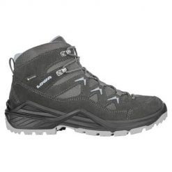 Buty trekkingowe damskie Lowa Sirkos Evo Mid Gtx. Czarne obuwie trekkingowe damskie Lowa, z materiału, bez zapięcia. Za 742.00 zł.