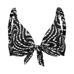 Triumph Góra od bikini Streams of Pearls czarny we wzory female czarny/ze wzorem 36D. Czarne bikini Triumph, bez wzorów, z koronki. W wyprzedaży za 79.00 zł.