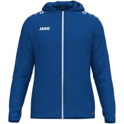 Kurtka z kapturem Jako One. Niebieskie kurtki sportowe męskie Jako, s, bez wzorów, z materiału, z kapturem, trekkingowe. Za 231.85 zł.