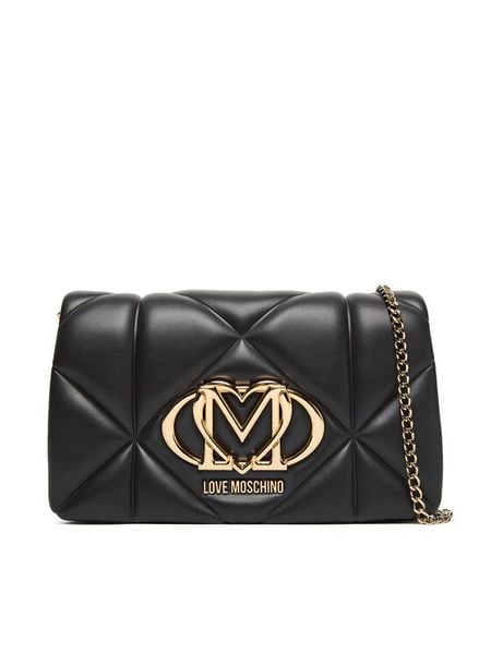 LOVE MOSCHINO Torebka JC4043PP0NLC0000 Czarny. Czarne torebki do ręki damskie Love Moschino, bez wzorów, ze skóry, bez dodatków. Za 539.99 zł.