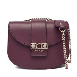 Torebka Guess. Fioletowe torebki do ręki damskie Guess, z aplikacjami, bez dodatków. Za 589.99 zł.