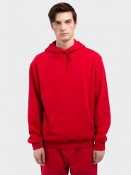Bluza męska z kapturem czerwona Litsoner 603. Czerwone bluzy męskie BIG STAR, na jesień, l, bez wzorów, z dzianiny, z kapturem, trekkingowe. W wyprzedaży za 199.99 zł.
