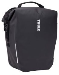 Torba rowerowa Shield Pannier Inlock, czarna. Czarne torby podróżne damskie Thule, bez wzorów. Za 571.85 zł.