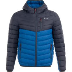 Zimowa kurtka McKees dla mężczyzn - Wodoodporna i Stylowa - Granatowa L. Niebieskie kurtki męskie MUNKEES, na zimę, l, bez wzorów, eleganckie, bez kaptura. Za 306.66 zł.