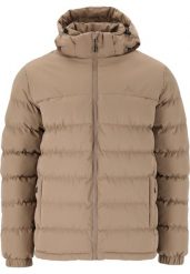 Kurtka z kapturem Whistler Carseno. Brązowe kurtki sportowe męskie Whistler, na zimę, l, bez wzorów, z materiału, z kapturem, narciarskie. Za 239.99 zł.