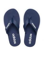 Adidas Japonki Eezay Flip Flop EG2041 Granatowy. Niebieskie buty sportowe męskie Adidas, bez wzorów, ze skóry, bez zapięcia. Za 119.99 zł.