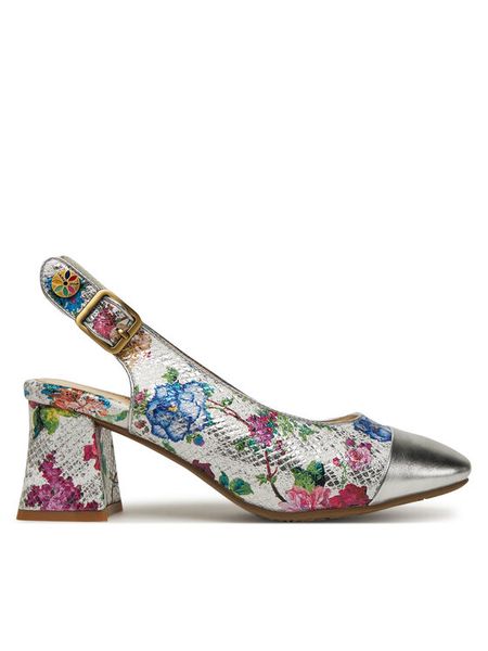 Laura Vita Sandały Hicmimo 09 Srebrny. Szare sandały damskie Laura Vita, bez wzorów, ze skóry, bez obcasa, bez zapięcia. Za 239.99 zł.