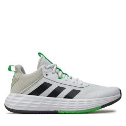 Buty do koszykówki adidas. Białe buty sportowe męskie Adidas, bez wzorów, bez zapięcia, do koszykówki. Za 169.99 zł.
