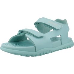 Sandały GEOX J SANDAL FUSBETTO GI Niebieski. Niebieskie sandały damskie Geox, bez wzorów, z syntetyku, sportowe, bez zapięcia. Za 206.99 zł.