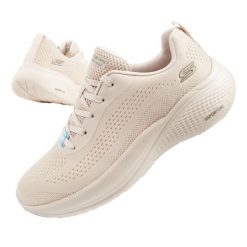 Buty sportowe sneakersy damskie Skechers Bobs Infinity. Brązowe obuwie sportowe damskie Skechers, bez wzorów, bez zapięcia, trekkingowe. Za 248.00 zł.