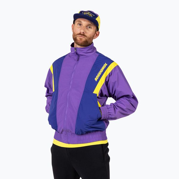 Kurtka Rossignol Super. Fioletowe kurtki męskie Rossignol, uniwersalny, bez wzorów, z materiału, bez kaptura. Za 529.99 zł.