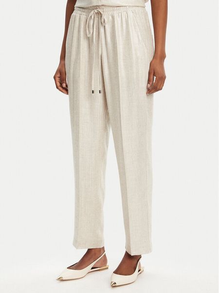 ACCESS FASHION Spodnie materiałowe 53-5123-421 Beżowy Regular Fit. Brązowe spodnie materiałowe damskie ACCESS FASHION, bez wzorów, z materiału. Za 219.99 zł.