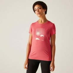 Jasnobrązowy Bawełniany T-shirt z Trójkątnym Dekoltem Linalitia. Brązowe t-shirty damskie Renee, m, bez wzorów, z bawełny, bez kołnierzyka, bez ramiączek. W wyprzedaży za 39.99 zł.