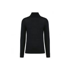 Sweter z merynosów z golfem Kariban Premium. Czarne swetry męskie KARIBAN, m, bez wzorów, eleganckie, bez kołnierzyka, bez ramiączek. W wyprzedaży za 290.00 zł.