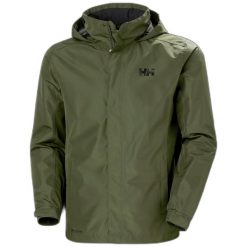 Kurtka Helly Hansen dubliner. Zielone kurtki męskie Helly Hansen, m, bez wzorów, z materiału, z kapturem. Za 509.55 zł.