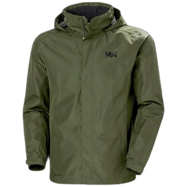 Kurtka Helly Hansen dubliner. Zielone kurtki męskie Helly Hansen, m, bez wzorów, z materiału, bez kaptura. Za 717.00 zł.