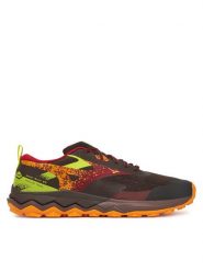 Mizuno Buty do biegania Wave Ibuki 5 J1GJ2573 Czarny. Czarne buty sportowe męskie Mizuno, bez wzorów, z materiału, bez zapięcia, do biegania. Za 309.99 zł.