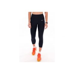 Damskie legginsy 3/4 Mizuno Impulse Core. Czarne legginsy damskie Mizuno, bez wzorów, z materiału. Za 129.99 zł.