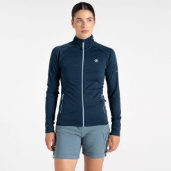 Bluza turystyczna damska Emerging Core Stretch. Brązowe bluzy damskie Dare 2B, na zimę, l, bez wzorów, z tkaniny, sportowe, bez ramiączek, bez kaptura. W wyprzedaży za 229.99 zł.