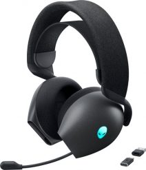 Dell Alienware Tri Mode Wireless Gaming Headset | AW725H | Built-in microphone | Wired/Wireless | Dark Side of the Moon. Słuchawki bezprzewodowe Dell. Za 745.36 zł.
