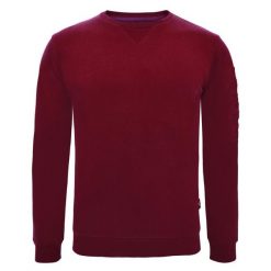 Bluza z bawełny Guros Play. Czerwone bluzy męskie ELPLAYER, bez wzorów, z bawełny, sportowe, bez ramiączek, bez kaptura. W wyprzedaży za 91.00 zł.