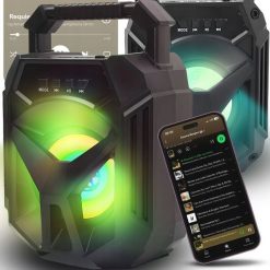 Głośnik Retoo Głośnik przenośny ER1231-1 czarny 400 W. Czarne głośniki przenośne Retoo. Za 75.65 zł.