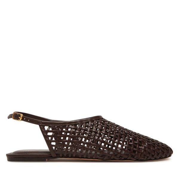 Sandały Bronx. Brązowe sandały damskie Bronx, bez wzorów, bez obcasa, na płaskiej podeszwie, bez zapięcia. Za 309.99 zł.