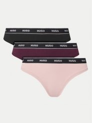 HUGO Komplet stringów 50480150 Kolorowy. Majtki damskie Hugo, z bawełny. Za 119.99 zł.