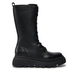 Trapery Tamaris. Czarne trapery damskie Tamaris, bez zapięcia. Za 679.99 zł.
