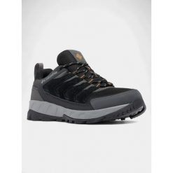 Buty turystyczne męskie Columbia Strata Trail Low WP. Czarne buty zimowe męskie Columbia, bez wzorów, bez obcasa, bez zapięcia. Za 339.00 zł.