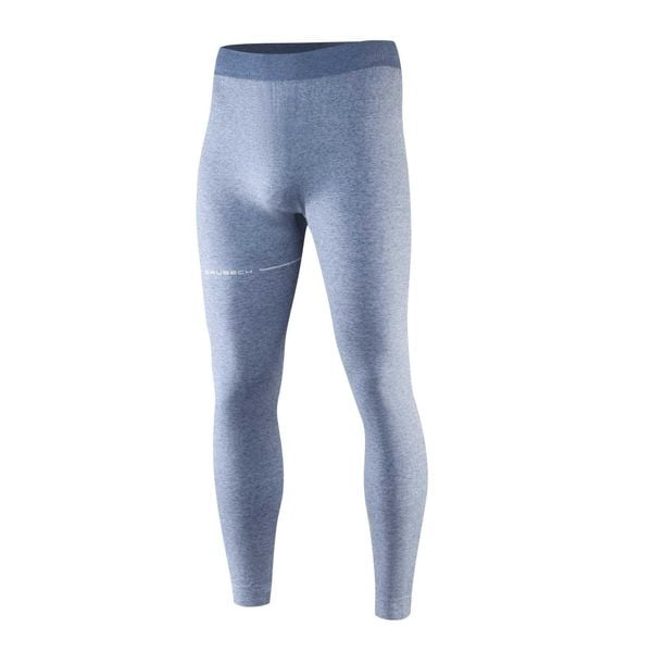 Spodnie męskie do spania z dodatkiem lnu Brubeck COMFORT NIGHT. Niebieskie piżamy męskie Brubeck, m, bez wzorów, ze lnu, bez kołnierzyka, bez ramiączek. W wyprzedaży za 84.99 zł.