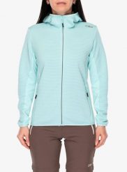 Bluza polarowa damska CMP Glentra Jacket. Niebieskie bluzy damskie CMP, m, bez wzorów, z elastanu, bez ramiączek, bez kaptura. Za 384.99 zł.
