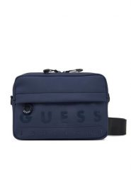 Guess Saszetka HMSOWR P5272 Granatowy. Niebieskie torby na ramię męskie Guess, ze skóry. Za 169.99 zł.