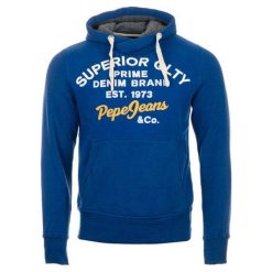 Pepe Jeans bluza męska Whesley M, niebieski. Niebieskie bluzy męskie Pepe Jeans, m, bez wzorów, z jeansu. W wyprzedaży za 272.00 zł.