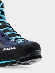 Damskie buty górskie Salewa Crow GTX - pr. navy/eth. blue. Niebieskie obuwie trekkingowe damskie Salewa, bez zapięcia. Za 1,308.97 zł.