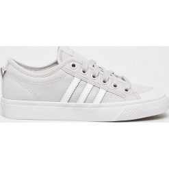 Adidas Originals - Buty Nizza. Szare obuwie sportowe damskie adidas Originals, bez wzorów, z materiału, z okrągłym noskiem, bez zapięcia, climacool (adidas). W wyprzedaży za 219.90 zł.