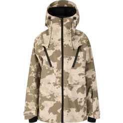 Damska kurtka narciarska Whistler Palmdale Printed 10000. Brązowe kurtki sportowe damskie Whistler, na zimę, bez wzorów, bez ramiączek, bez kaptura, narciarskie. Za 736.00 zł.