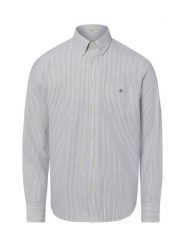 Gant koszula casual Mężczyźni Regular Fit Bawełna biały|szary, M. Białe koszule męskie GANT, m, bez wzorów, z bawełny, casualowe, bez kołnierzyka, bez ramiączek. Za 599.95 zł.