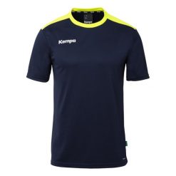 Koszulka Kempa Emotion 27. Niebieskie bluzki damskie Kempa, m, bez wzorów, eleganckie, bez kołnierzyka, bez ramiączek. Za 139.00 zł.