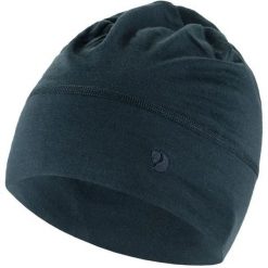 FJALLRAVEN Czapka ABISKO LITE WOOL BEANIE Dark Navy. Czerwone czapki damskie Fjällräven, na lato, bez wzorów, z materiału. Za 148.95 zł.