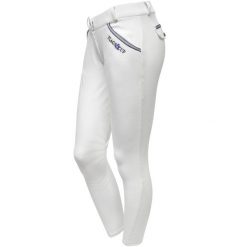 Damskie spodnie jeździeckie z lejem kolanowym Flags&Cup Copaya. Białe rajstopy i pończochy FLAGS&CUP, bez wzorów, z bawełny. Za 448.00 zł.